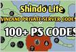 Shindo Life Vinland Private Server Codes February 202